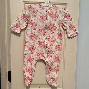 Floral Pink 6 month Sleep & Play